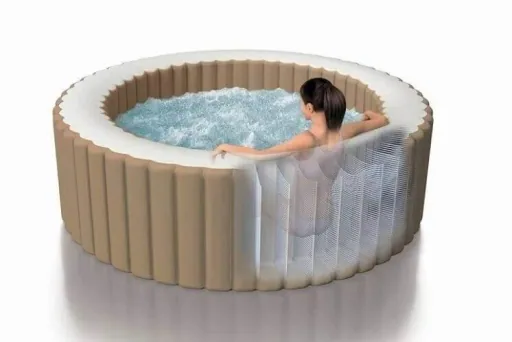Bubble Jacuzzi with hard water