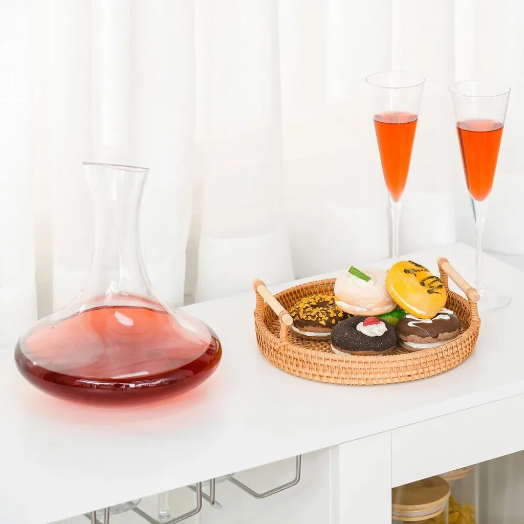 Wine cabinet with glass display case and wine glass holder white