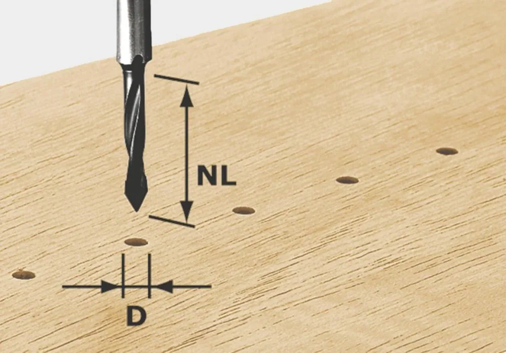 Through-hole drill HW D5 / 30