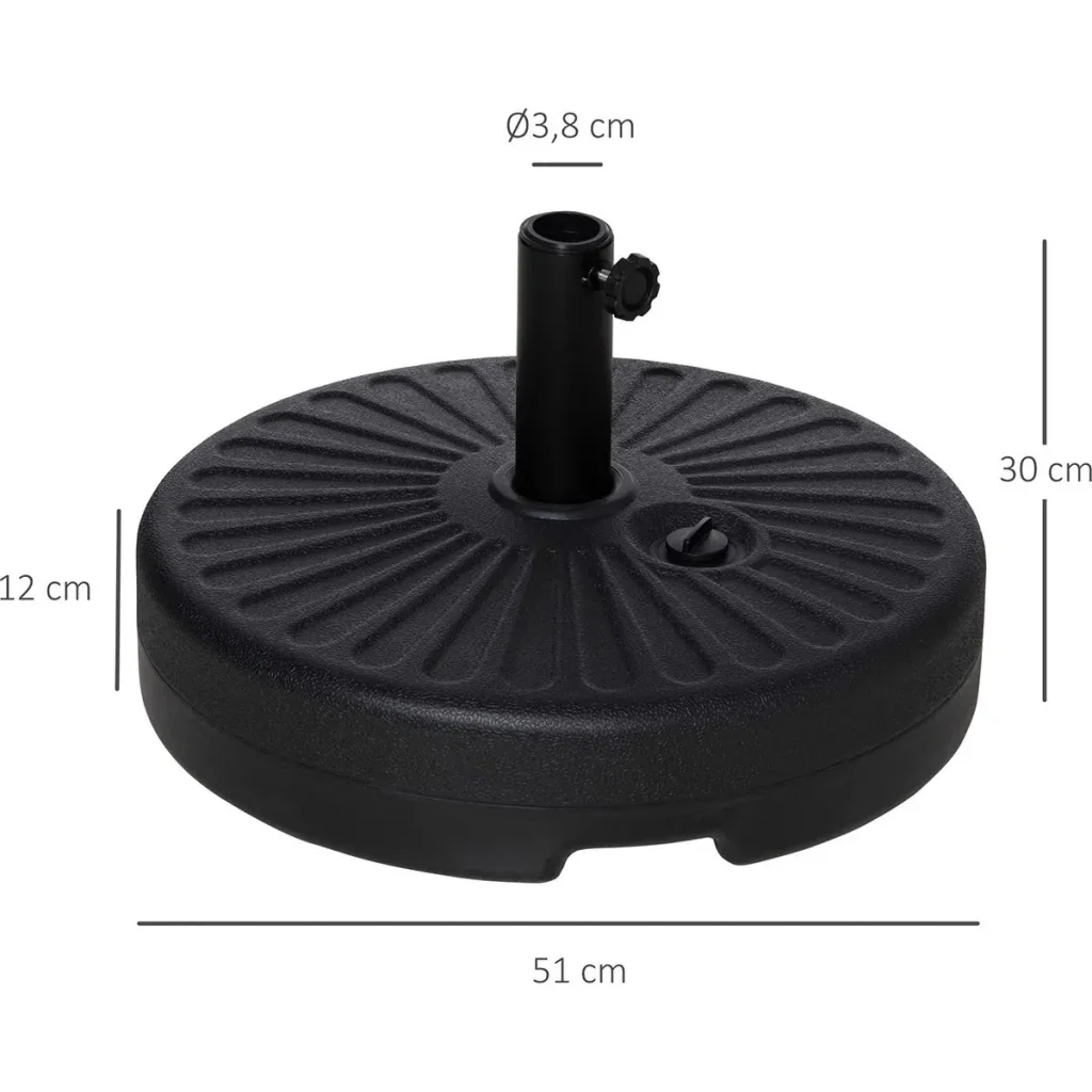 Parasol base 22 kg parasol stand