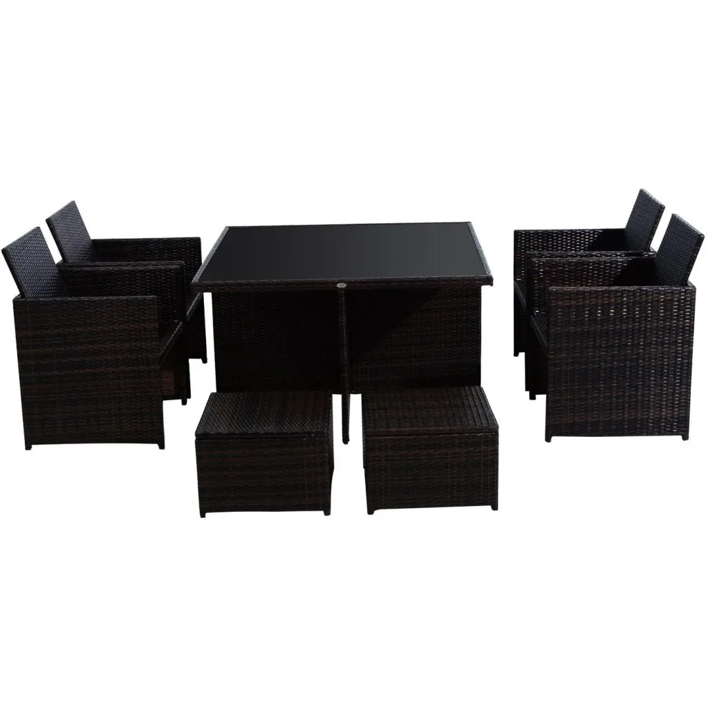 Garden furniture group as a 21-piece set