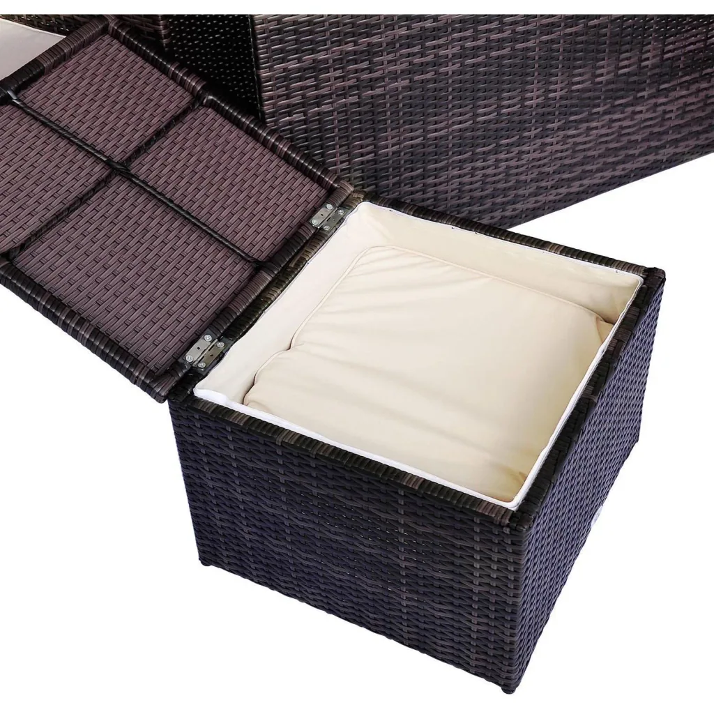 Garden furniture group as a 21-piece set