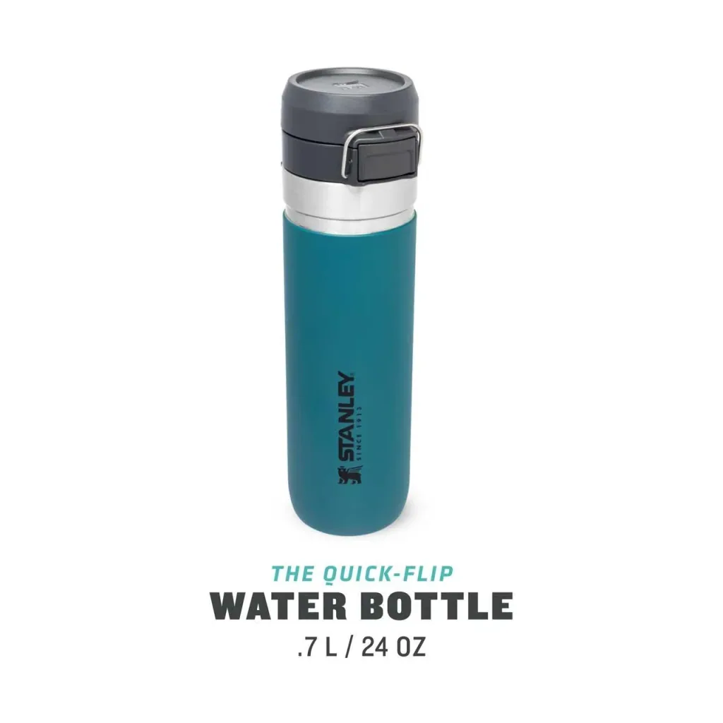 Quick Flip Water Bottle 0.7 l, Lagoon, vacuum insulation, safety cap