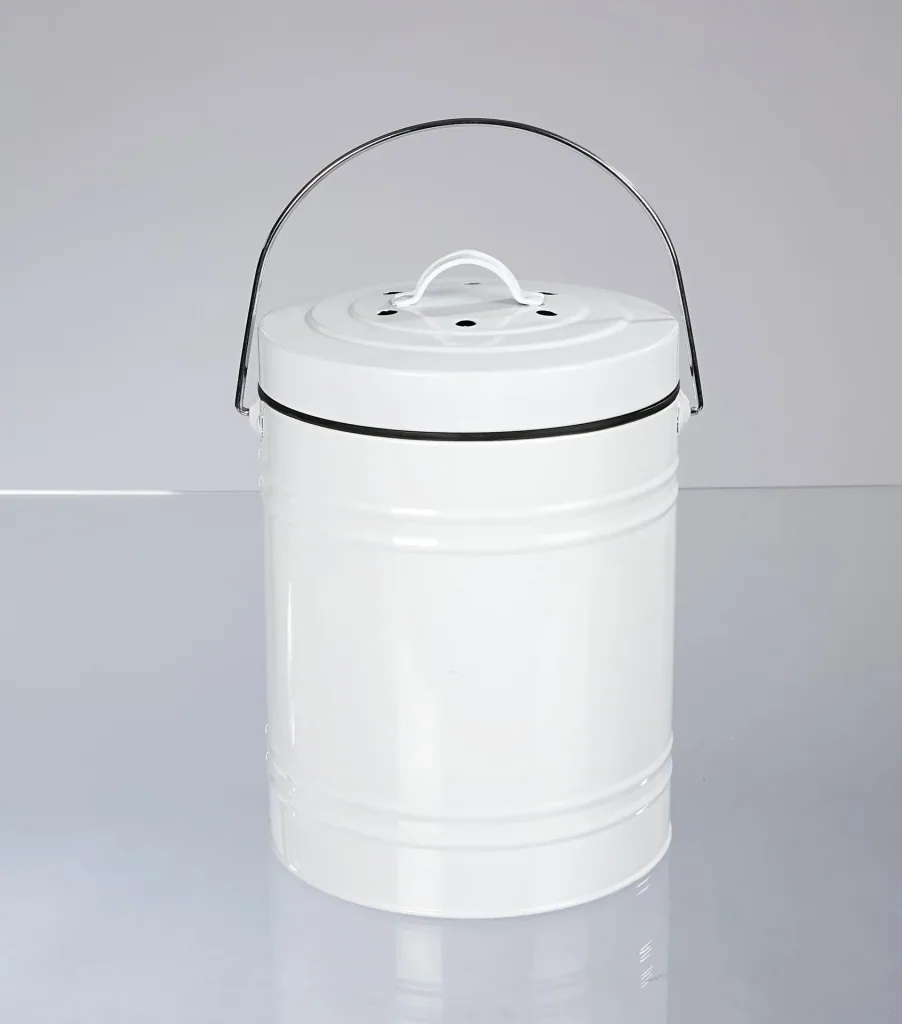 Bio waste bin, 4-part, 29 x 20 cm, 4 liters