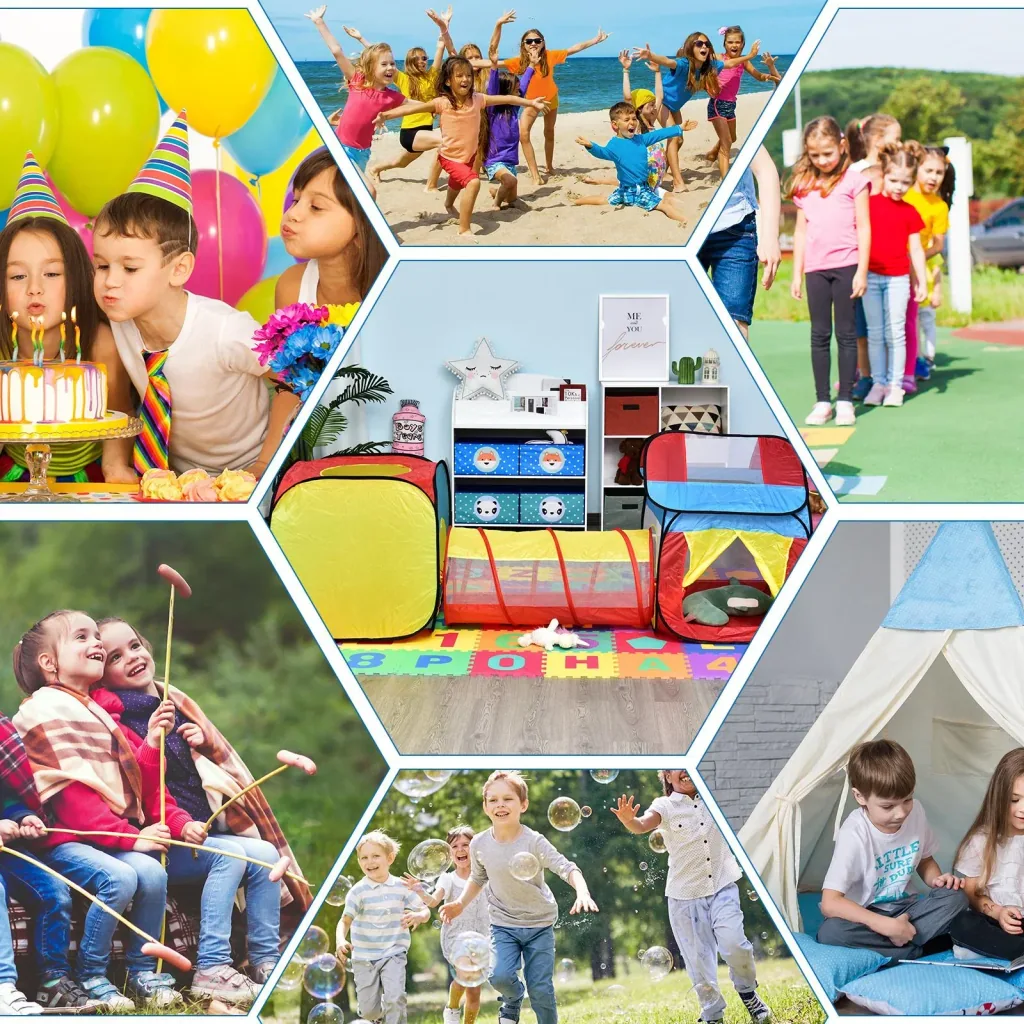Pop-up play tent for children