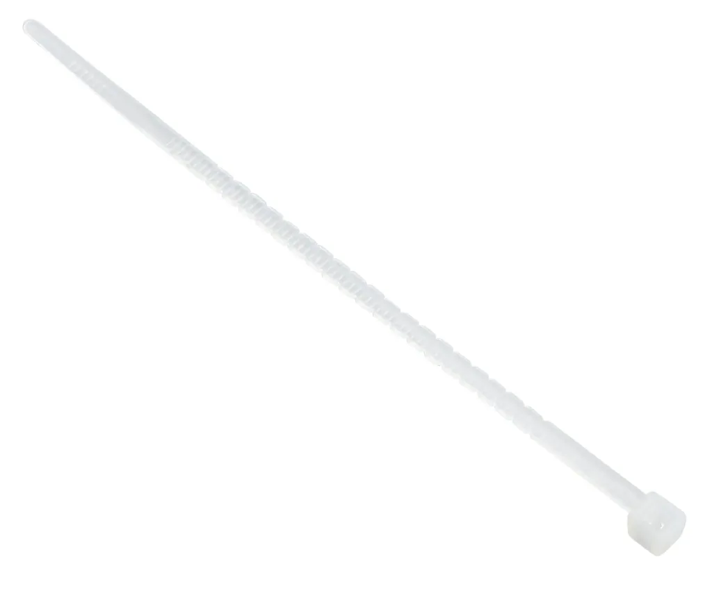 Twist Cable Ties, White, 102 x 2.8 mm