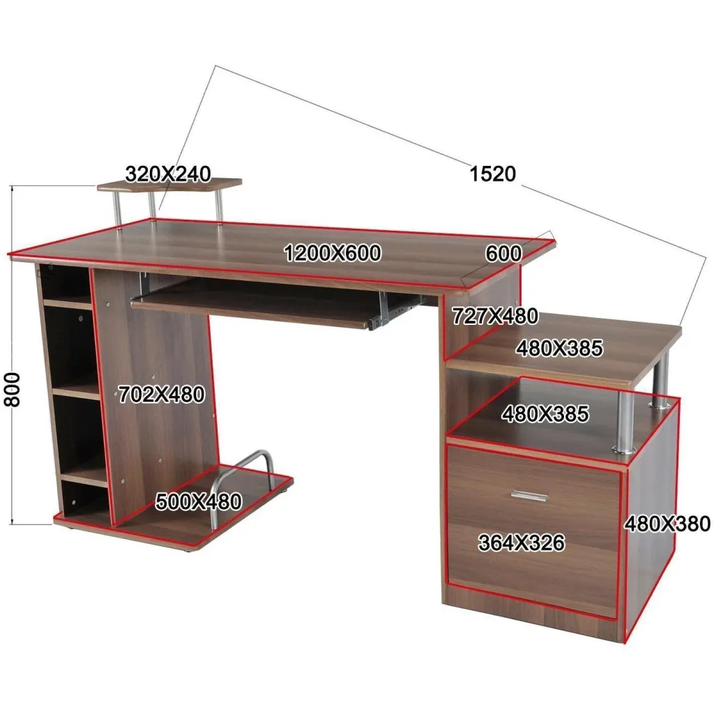 computer desk office table work table