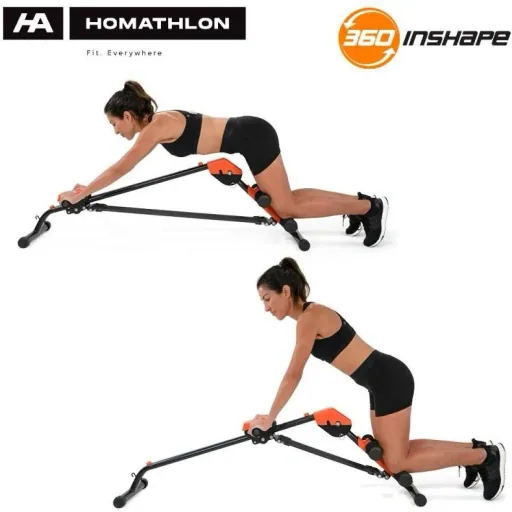 HomeAthlon 360 fitness equipment - for beginners and advanced users - with digital display