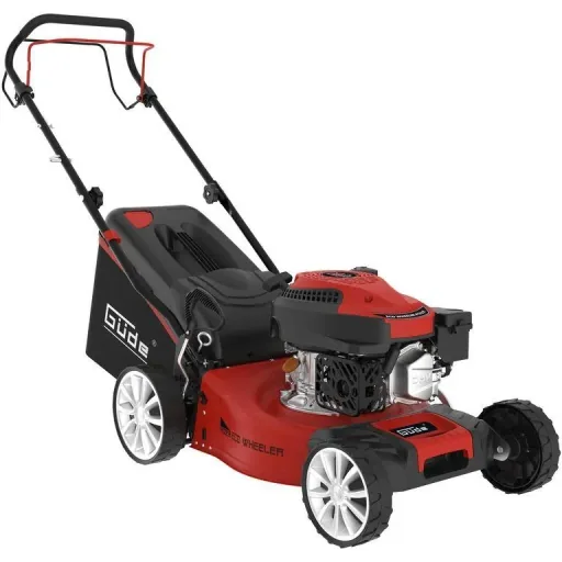 Petrol lawn mower with self-propelled drive - 40.5 cm cutting width - 6-way cutting height adjustment - ECO WHEELER 413.2 R
