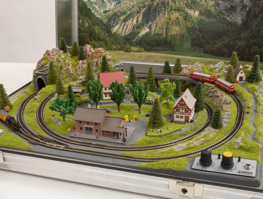 Model railway case Serfaus