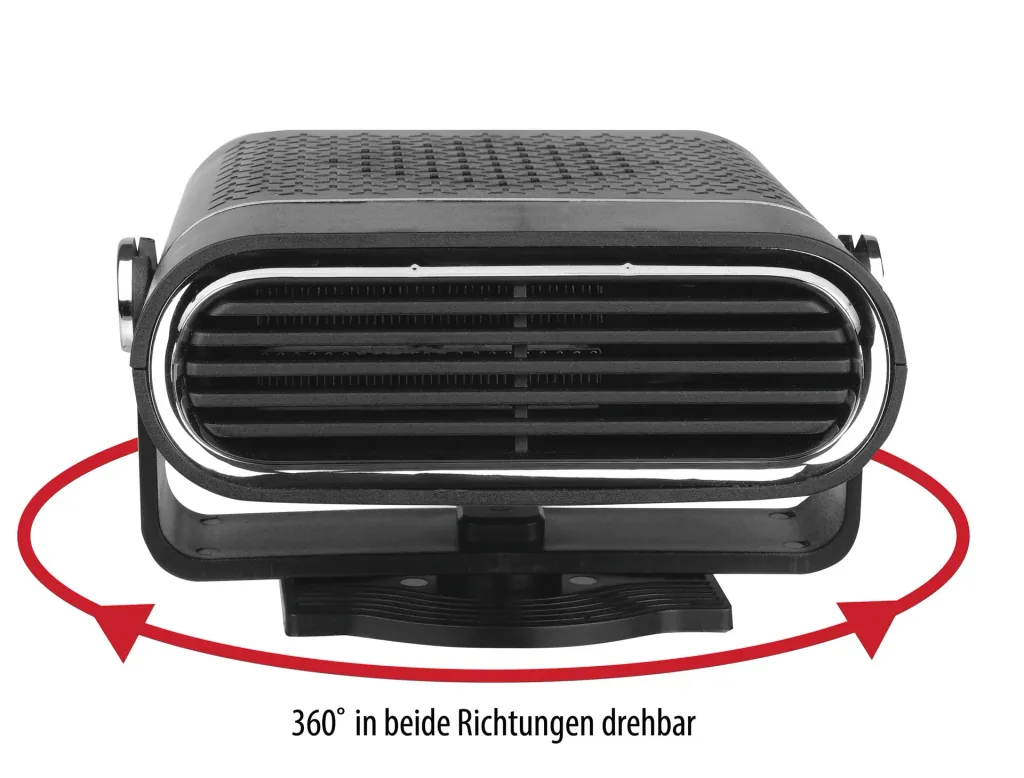 12 Volt Ceramic Fan Heater - 150 Watt
