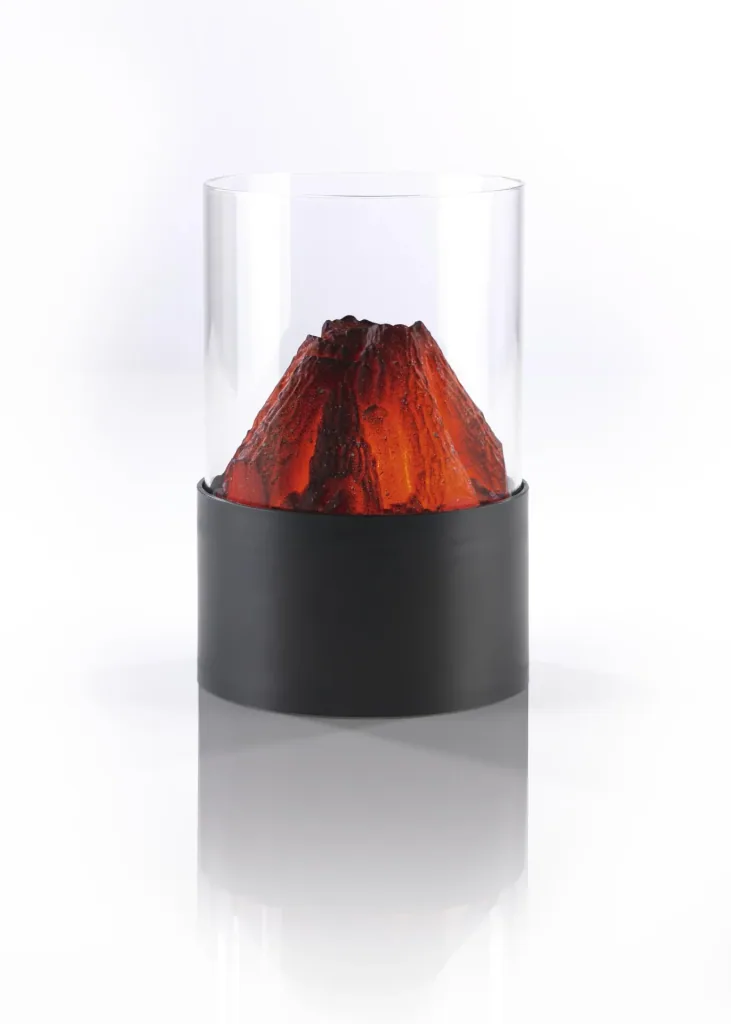 LED light with fireplace effect - set of 3