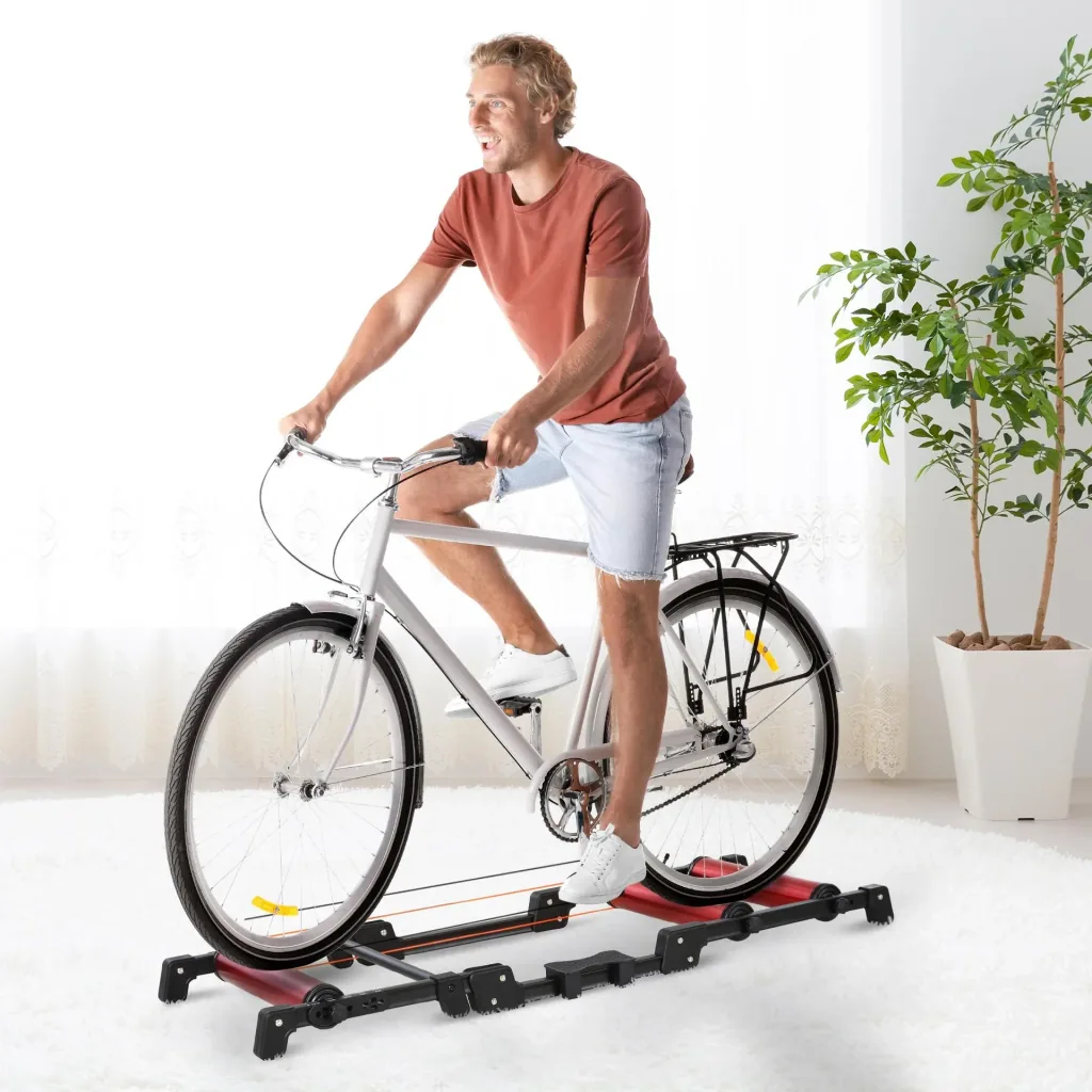 Roller Cycle Bicycle Trainer 650C 700C 26-29" Adjustable Foldable Aluminum Alloy
