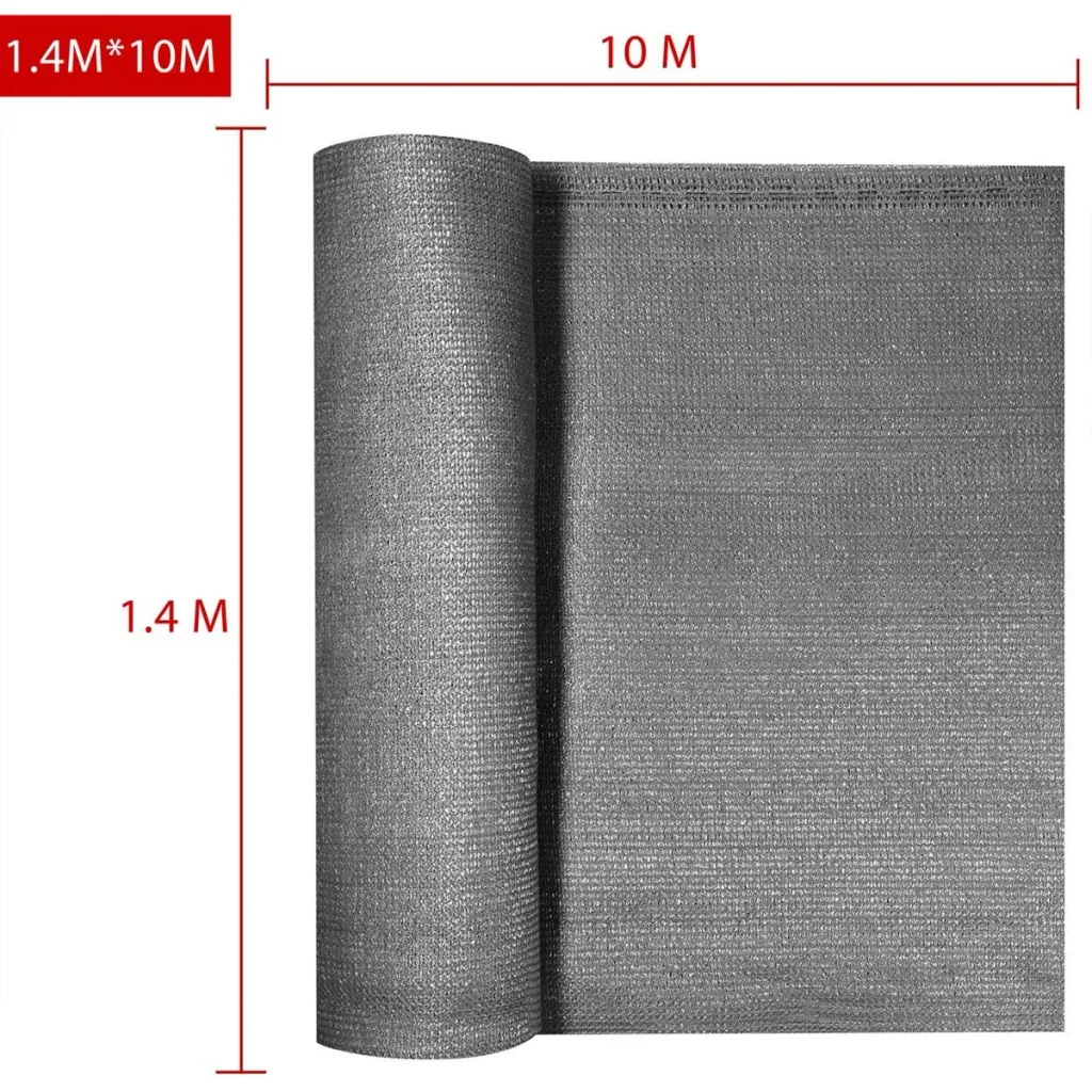 Balcony privacy screen anthracite 1.4x10m