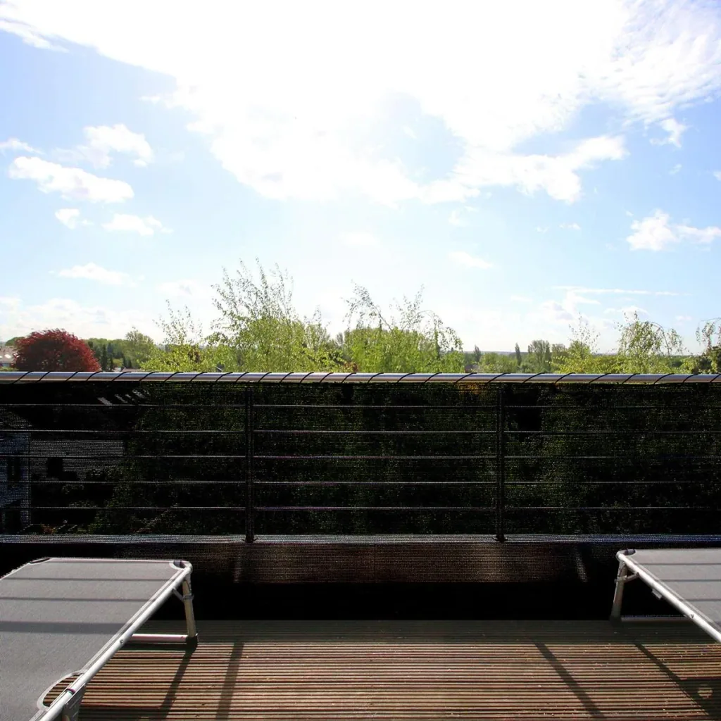 Balcony privacy screen anthracite 1.4x10m