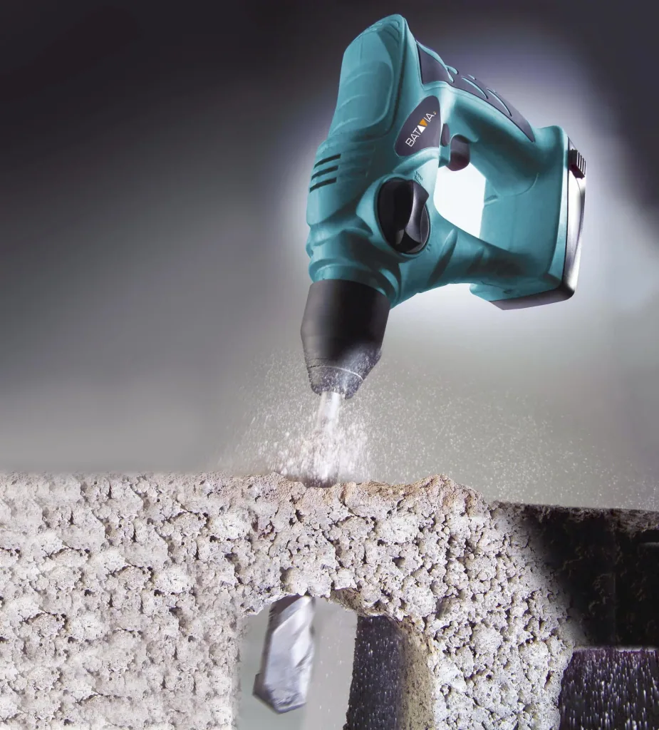 Pneumatic hammer drill 18 Volt Li-Ion