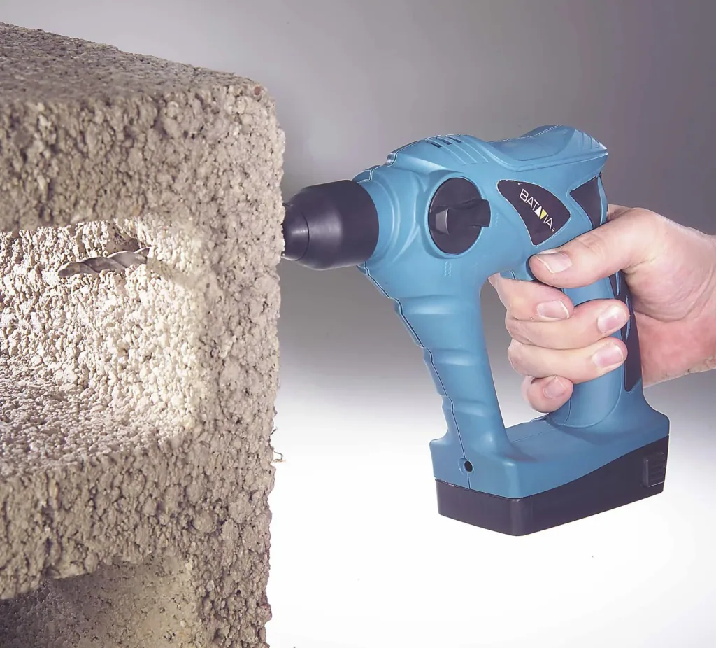 Pneumatic hammer drill 18 Volt Li-Ion