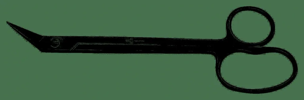 Toenail scissors, 18 cm, long blade with micro-serration
