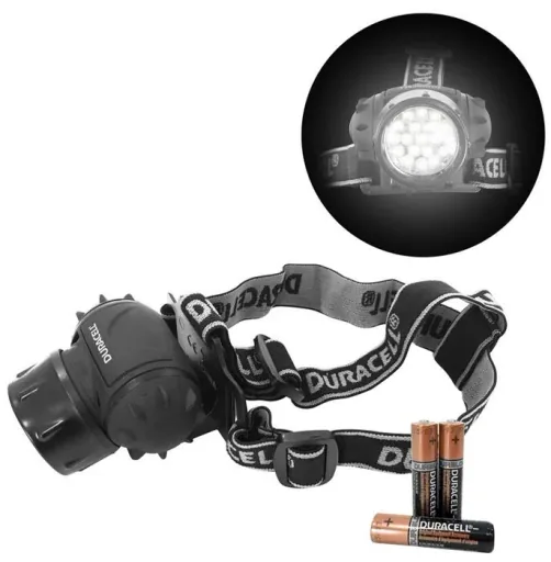 Headlamp with 19 LEDs including batteries