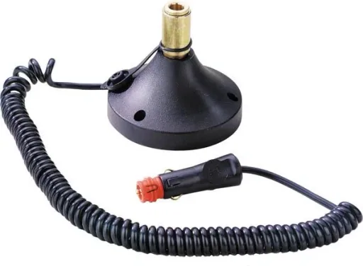 Magnetic base for rotating beacon
