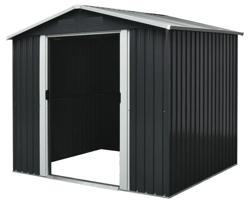 Tool shed Dresden II 106, slate/cream
