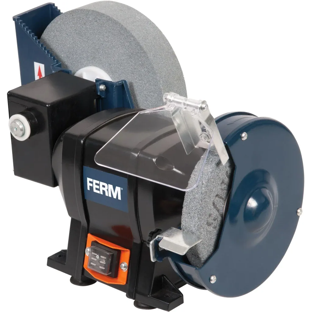 BGM1021 Double Grinder 250W - 150mm - Wet and Dry - Mountable - Incl. 2 grinding stones (P80, P36), protective cover