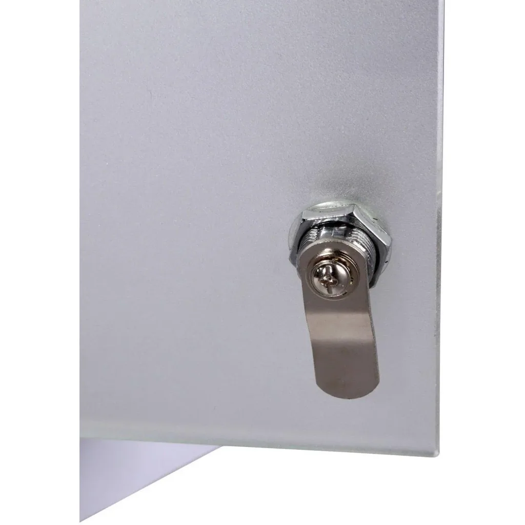 Stainless steel medicine cabinet with 4 lockable shelves