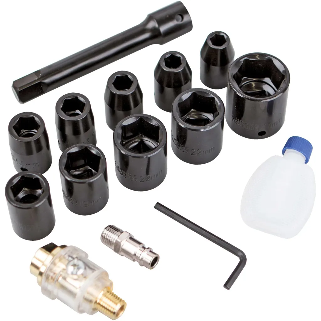 Pneumatic wrench set 1/2" compressed air