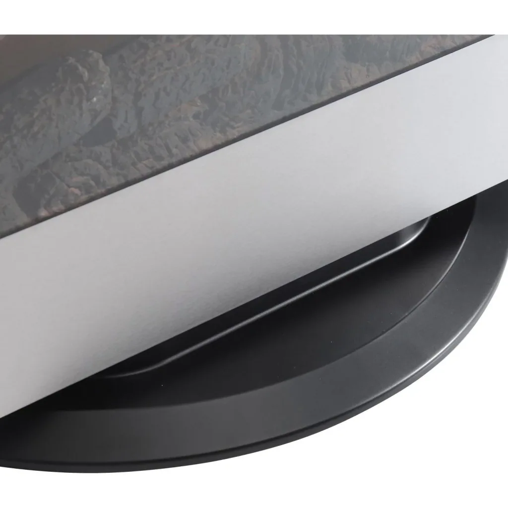 Electric fireplace as wall or floor mounting