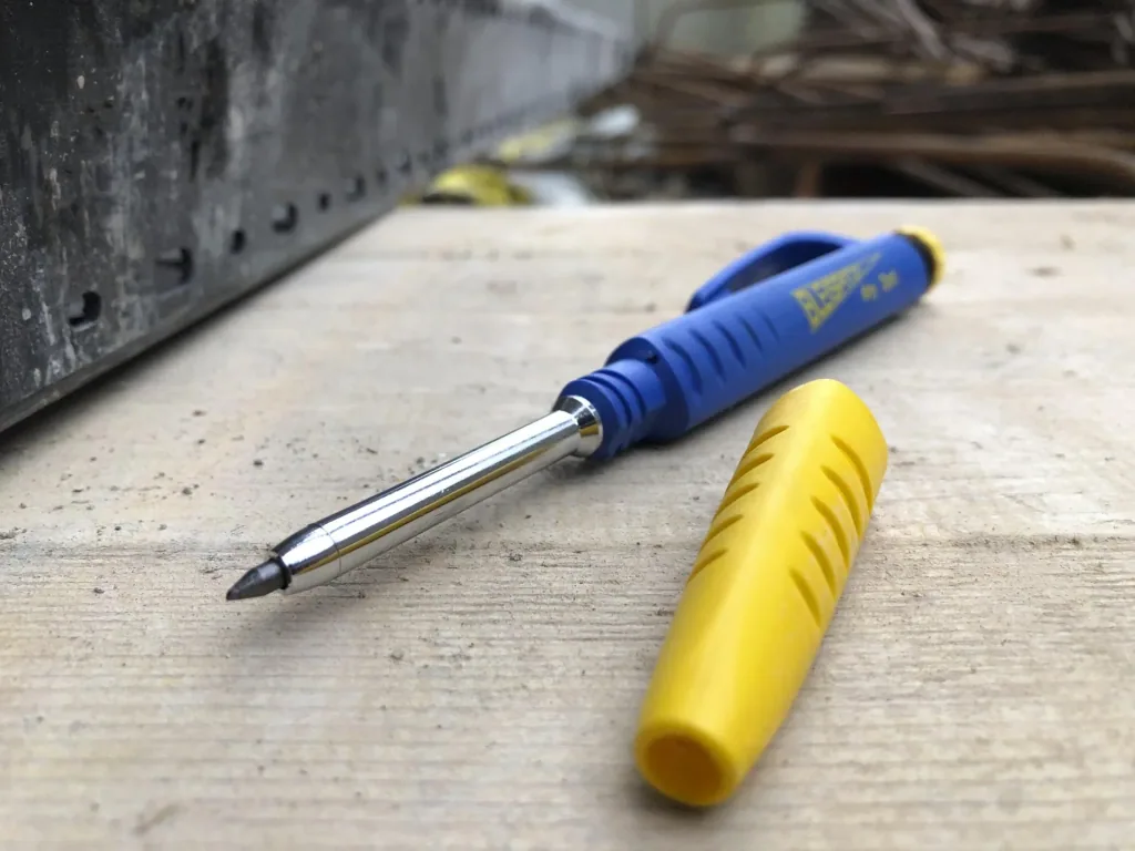 Mechanical pencil + deep hole marker graphite, including 6 leads