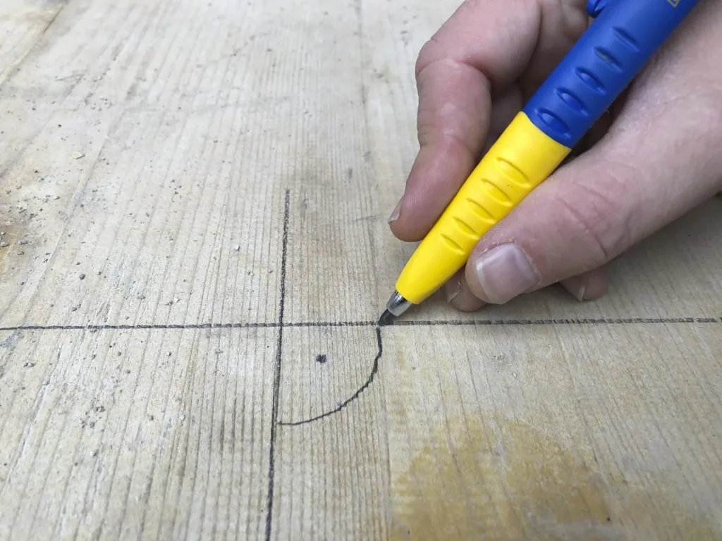 Mechanical pencil + deep hole marker graphite, including 6 leads