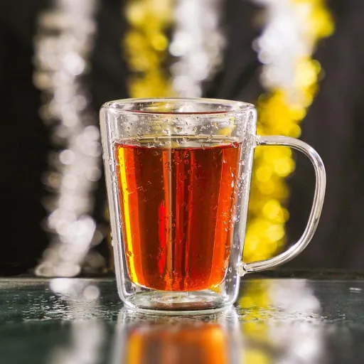 Tea glasses set of 4 - 250ml each - double glass