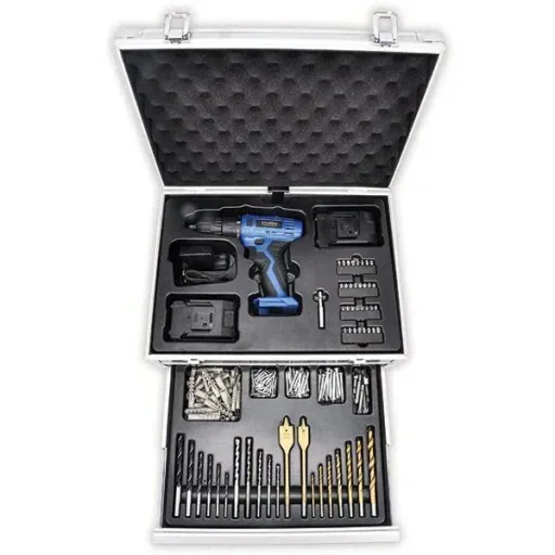 276 pcs 18V battery drill set in a case