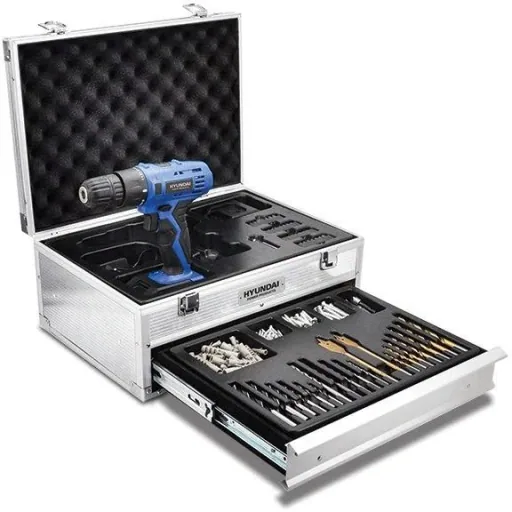 276 pcs 18V battery drill set in a case