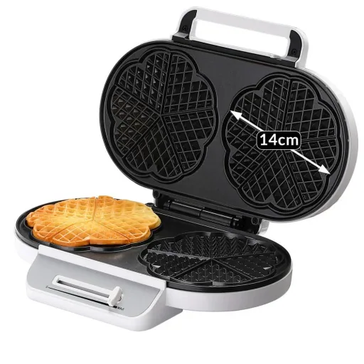 Waffle iron - 1200 W - heart shape