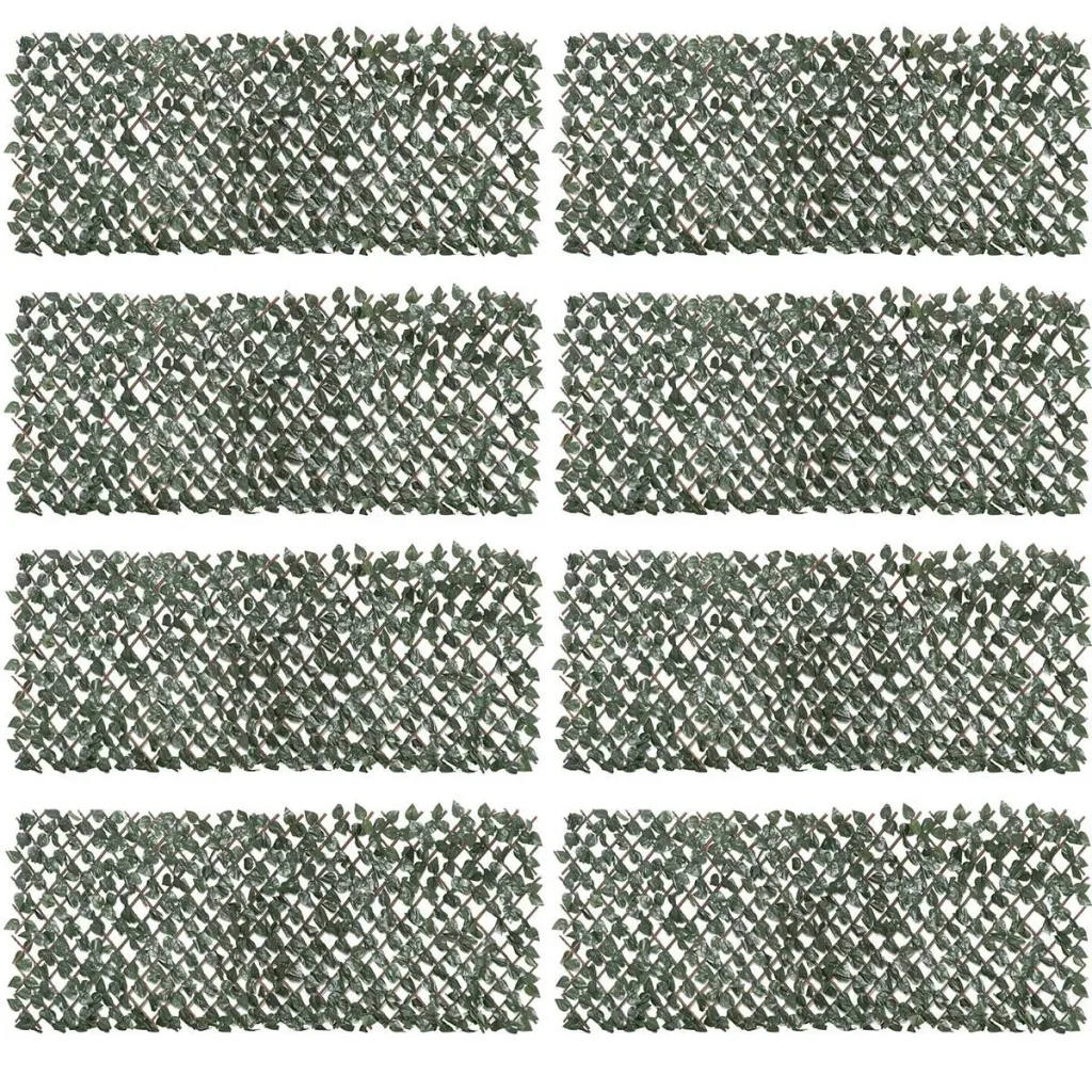 Privacy screen for artificial plants - UV protection - 200 x 100 cm - 8 pieces