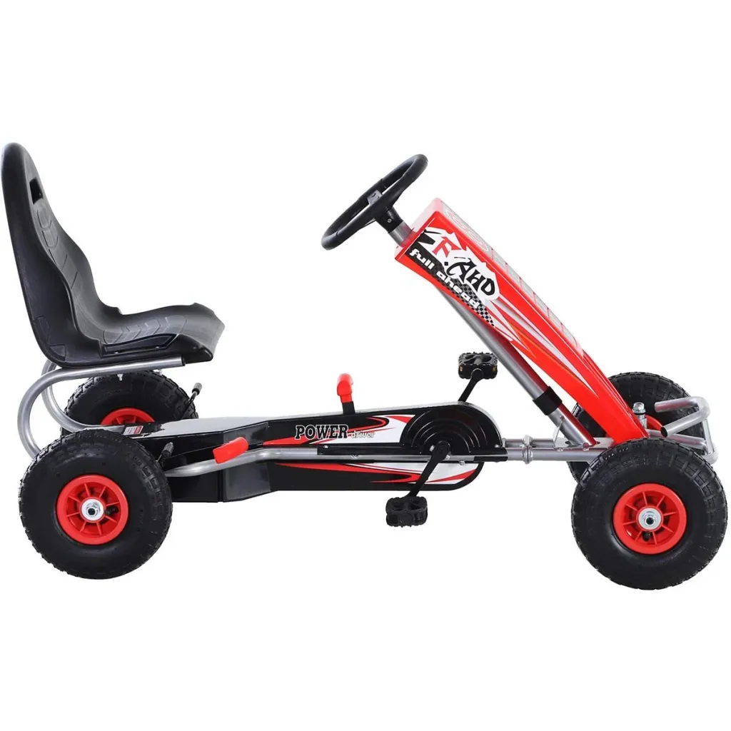 Go-Kart with handbrake red