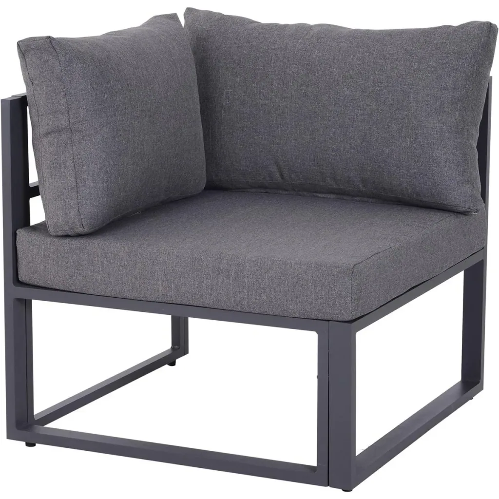 Garden sofa set for 4 5 people grey