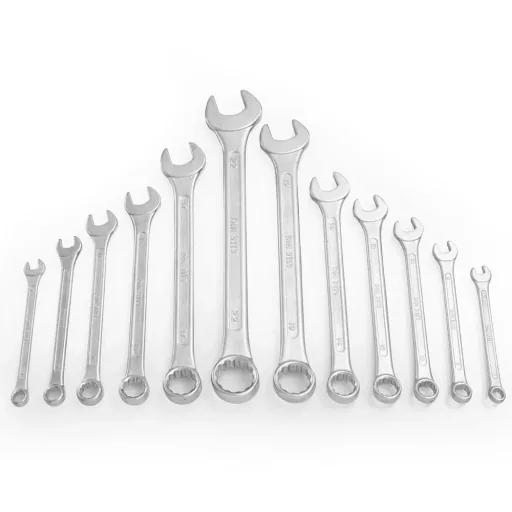 Complete 25-piece wrench / ring spanner set - Chrome Vanadium - 6-32mm