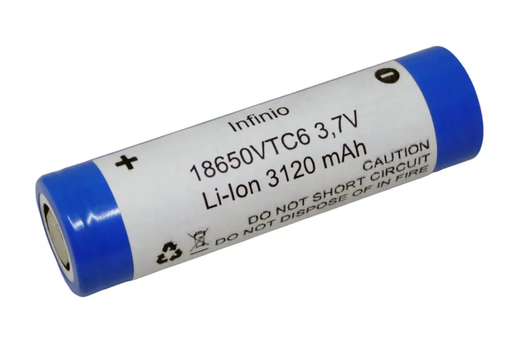 Lithium-ion battery with 3120 mAh and 3.7 Volt - box of 2