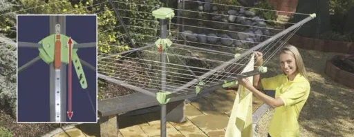 Novaplus Evolution "Lift" rotary clothes dryer
