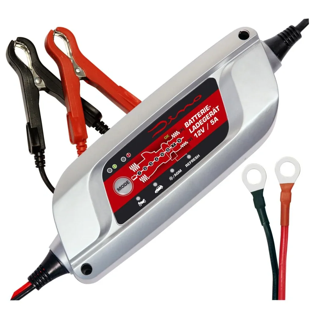 Battery charger 12 Volt - 5A, 8-stage