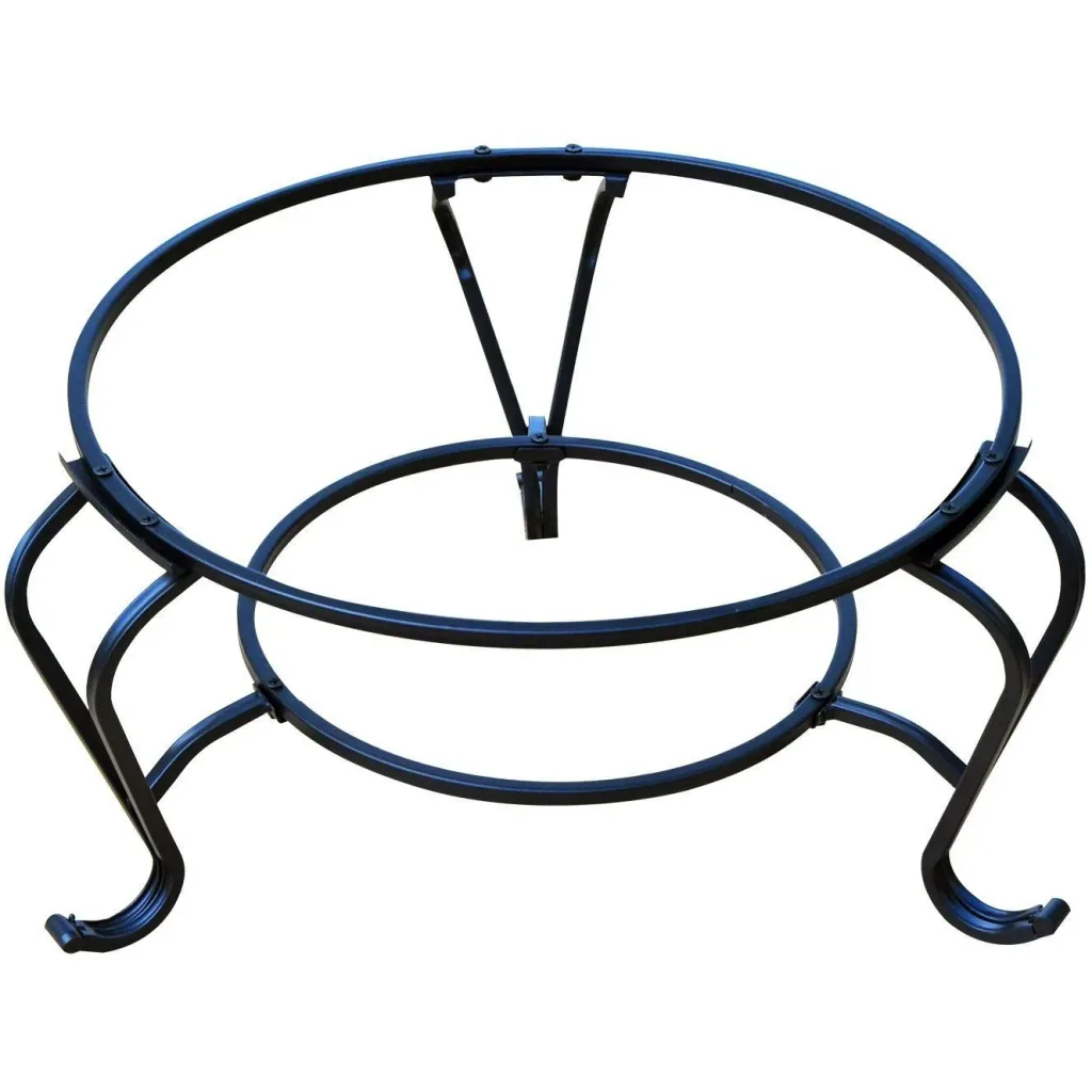 Fire bowl for wood and charcoal with spark guard