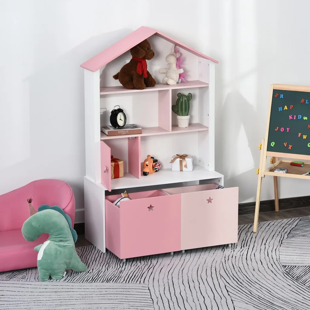 Children's shelf with drawers