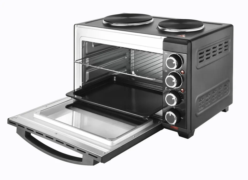 Small kitchen "TKG MK 1008 BK", 30 liters, black, 3200 watts
