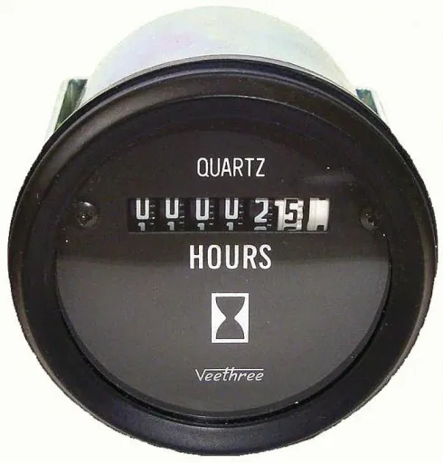Operating hour counter 12 V/ 24 V - the electronic running time recording