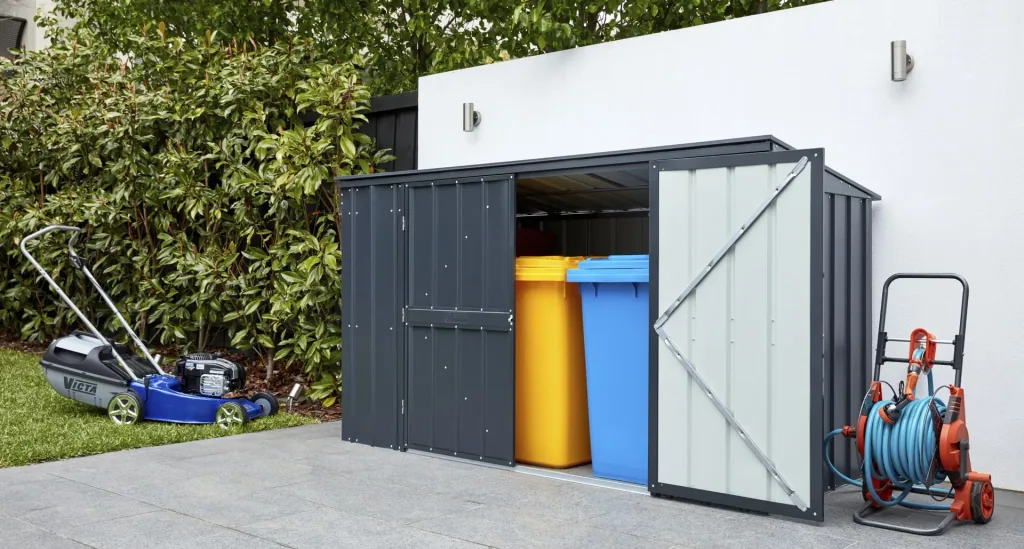 Tool shed barrel depot Easy 7x3 - 3 bins