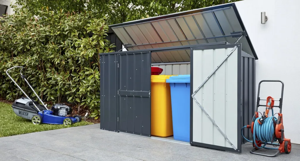 Tool shed barrel depot Easy 7x3 - 3 bins