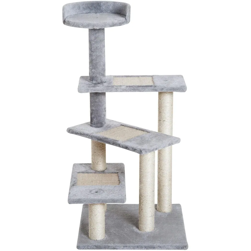 Scratching post cat tree play tree stairs 5 layers gray