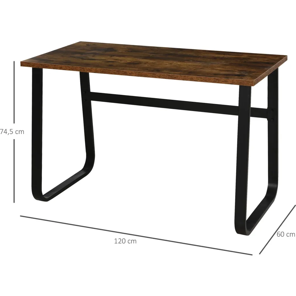 Work table, brown